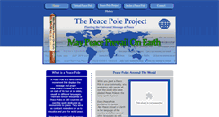 Desktop Screenshot of peacepoleproject.org
